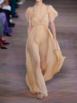 Thumbnail for your product : Alberta Ferretti Silk Chiffon Long Dress