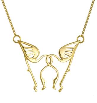 Lee Renee Miami Flamingo Necklace