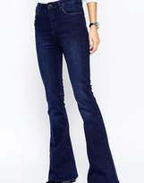 Thumbnail for your product : ASOS Bell Flare Jeans in Deep Blue