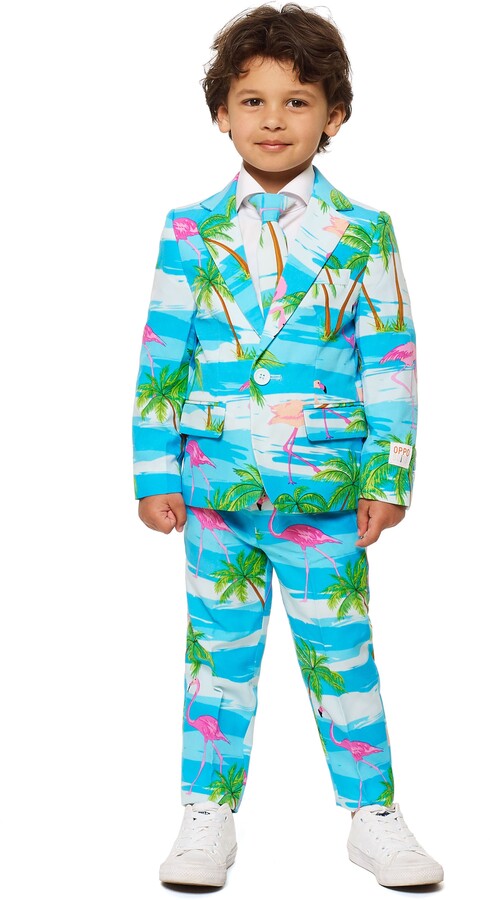 OppoSuits Flaminguy Two-Piece Suit with Tie - ShopStyle Boys' Matching Sets