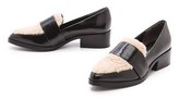 Thumbnail for your product : 3.1 Phillip Lim Quinn Loafers with Shearling Trim