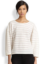 Thumbnail for your product : L'Agence Cocoon-Sleeved Striped Sweater