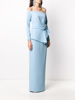 Thumbnail for your product : Safiyaa Off The Shoulder Long Dress