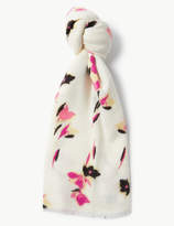 Thumbnail for your product : M&S Collection Floral Print Scarf