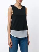Thumbnail for your product : Emporio Armani Contrast-Trim Layered Tank Top