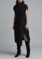 feather and fringe dress