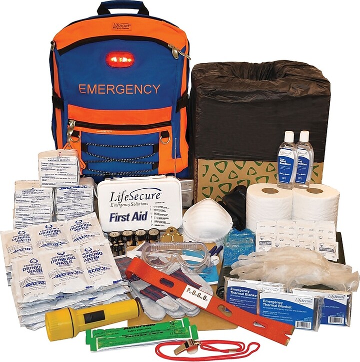 MobileAid SecurEvac Evacuation & Shelter-In-Place 30-Person Lockdown Emergency Preparedness Kit (10800)