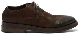Marsèll Suede Derby Shoes - Mens - Dark Brown