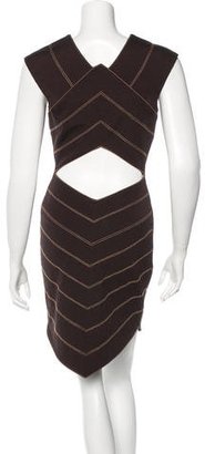 Zac Posen Asymmetrical Cutout Dress
