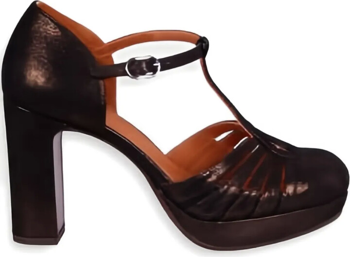 Bronze Block Heels ShopStyle UK