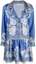 Thumbnail for your product : Sandro Floral-Print Shirtdress