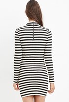 Thumbnail for your product : Forever 21 Mock Neck Striped Dress