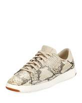 Thumbnail for your product : Cole Haan GrandPro Snake-Print Tennis Sneakers, Roccia