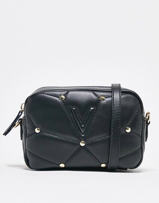 Valentino by Mario Valentino Ocarina large quilted cross body bag with  chain strap in white, ASOS
