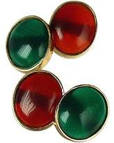 Thumbnail for your product : Forzieri Agate and Carnelian 18K Gold Cufflinks