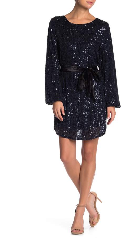 sequin tunic dress