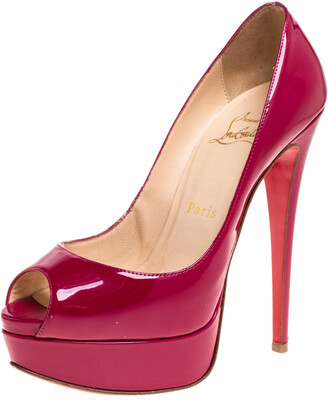 fuchsia platform heels