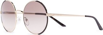 Prada Eyewear Round-Frame Gradient-Lens Sunglasses