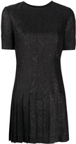 Thumbnail for your product : Saint Laurent Embroidered Pleated Dress