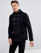 Thumbnail for your product : Celio Double Breasted Wool Peacoat