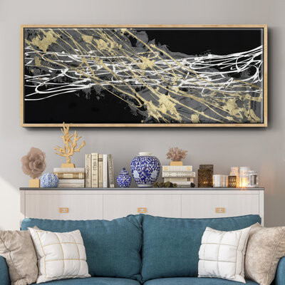 Wexford Home Mistral III in Black - Framed Canvas