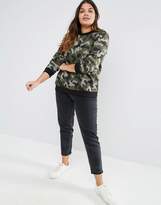 Thumbnail for your product : ASOS Curve Sweatshirt In Camo