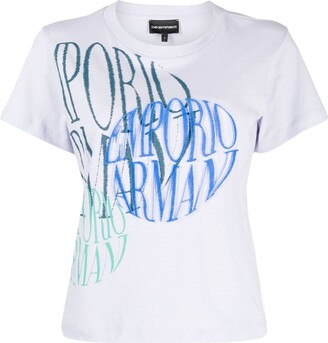 Emporio Armani logo-print crew-neck T-shirt