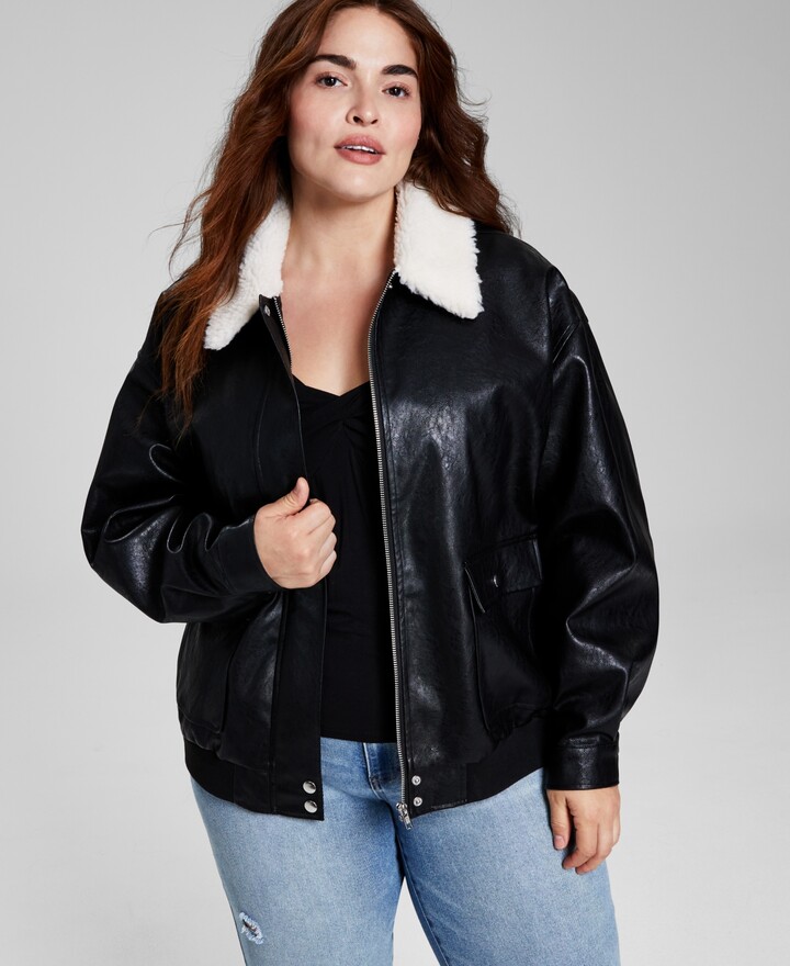 Plus Size Leather Jackets