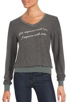 Thumbnail for your product : Wildfox Couture Contrast Trimmed Knit Top