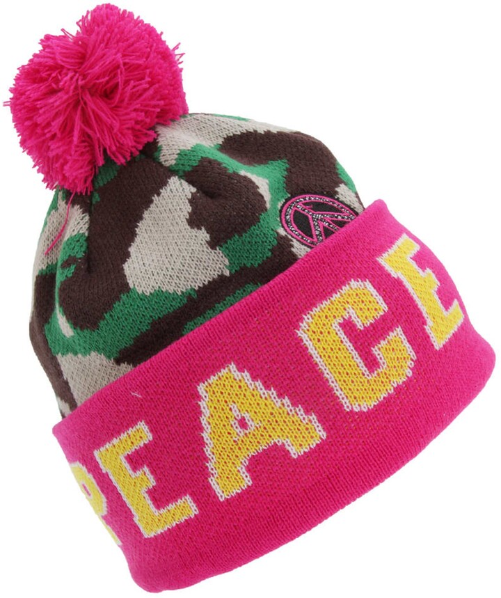 Age 8-14 Years… Beanie Kid's Winter Ski Bobble Knit Hat