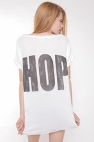 Thumbnail for your product : Rebel Yell Hip Hop X-Boyfriend Tee in White