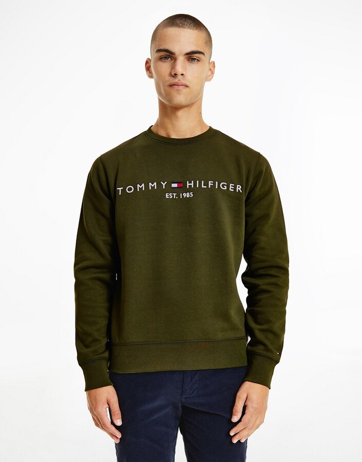 Tommy Hilfiger Green Men's Sweatshirts & Hoodies | Shop the world's largest  collection of fashion | ShopStyle