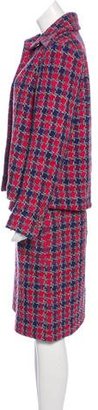 Chanel 2015 Silk Tweed Skirt Suit