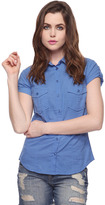 Thumbnail for your product : Forever 21 Button Tab Button Up