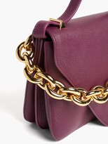 Thumbnail for your product : Bottega Veneta Mount Small Grained-leather Shoulder Bag - Burgundy