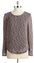 Thumbnail for your product : Casual Couture by Green Envelope Hi Lo Knit Top