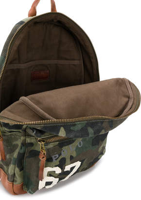 Polo Ralph Lauren applique patch camouflage backpack