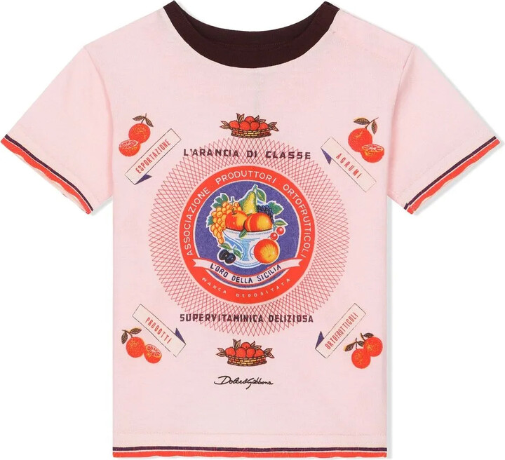 Dolce & Gabbana Children logo-print short-sleeve T-shirt