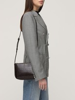 Thumbnail for your product : A.P.C. Sac Sarah Croc Embossed Leather Bag