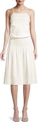 Rebecca Taylor Full Moon Cotton Jacquard Dress