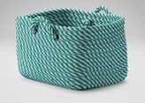 Thumbnail for your product : Ethan Allen Large Aqua and White Basket