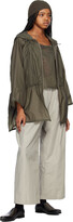 Thumbnail for your product : AMOMENTO Gray Three Tuck Banding Trousers