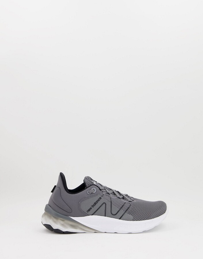 New Balance Fresh Foam Roav trainers in grey ShopStyle Sneakers