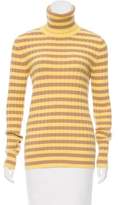 Thumbnail for your product : Dolce & Gabbana Striped Cashmere Top