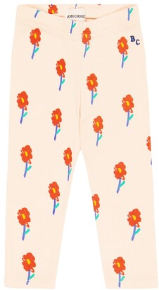 Bobo Choses Baby floral cotton-blend pants