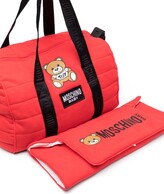 Thumbnail for your product : MOSCHINO BAMBINO Teddy Bear-motif changing bag