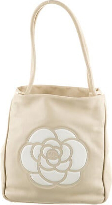 Chanel Vintage Small Camellia Tote - ShopStyle