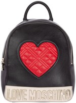 Thumbnail for your product : Love Moschino Heart Patch Backpack