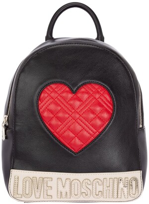 Love Moschino Heart Patch Backpack