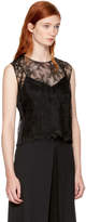 Thumbnail for your product : Alexander Wang Black Lace Necklace Tank Top